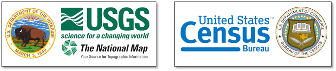 U.S. Geological Survey and U.S. Census Bureau U.S. Geological Survey and U.S. Census Bureau